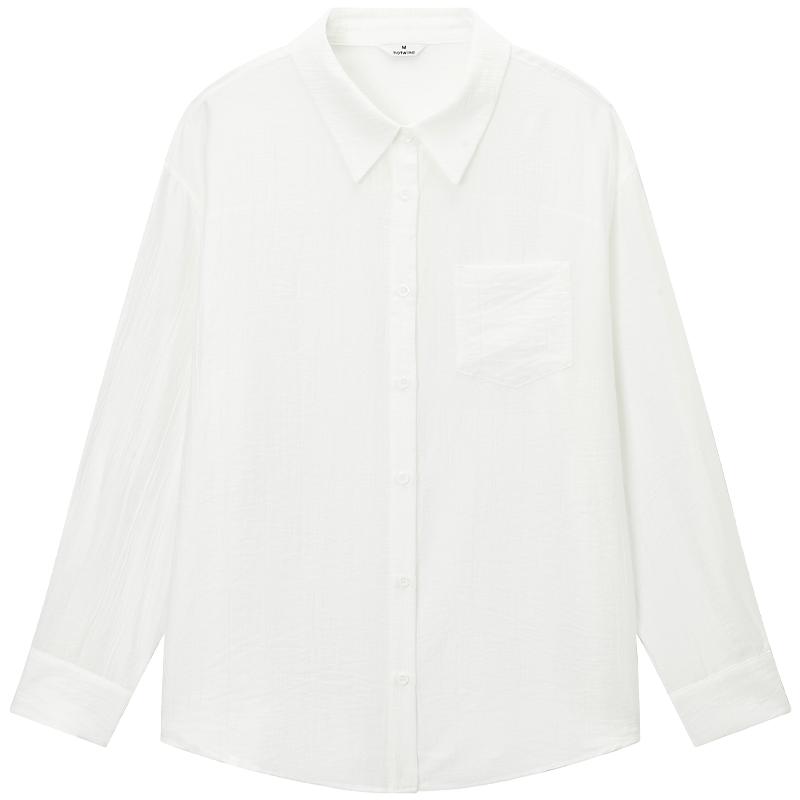 热风衬衫2025年夏季女士轻薄衬衫透气空调衫休闲遮阳叠穿罩衫