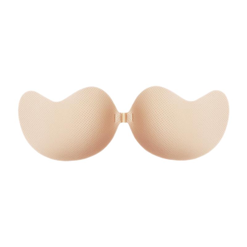 奶糖派【专享】大轻芒大胸专属聚拢乳贴透气无痕防凸点婚纱礼服胸贴 原色肤【赠礼盒及绸缎收纳袋】 L