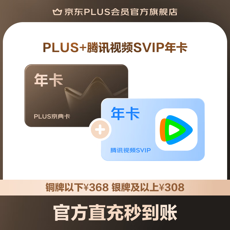 PLUS+腾讯视频SVIP联名年卡（）