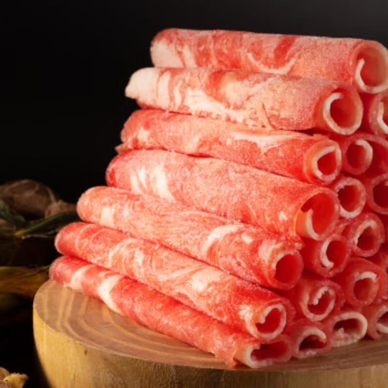  游牧御品 牛羊肉卷组合  牛肉卷300g4袋+羊肉串300g4袋 2.4kg