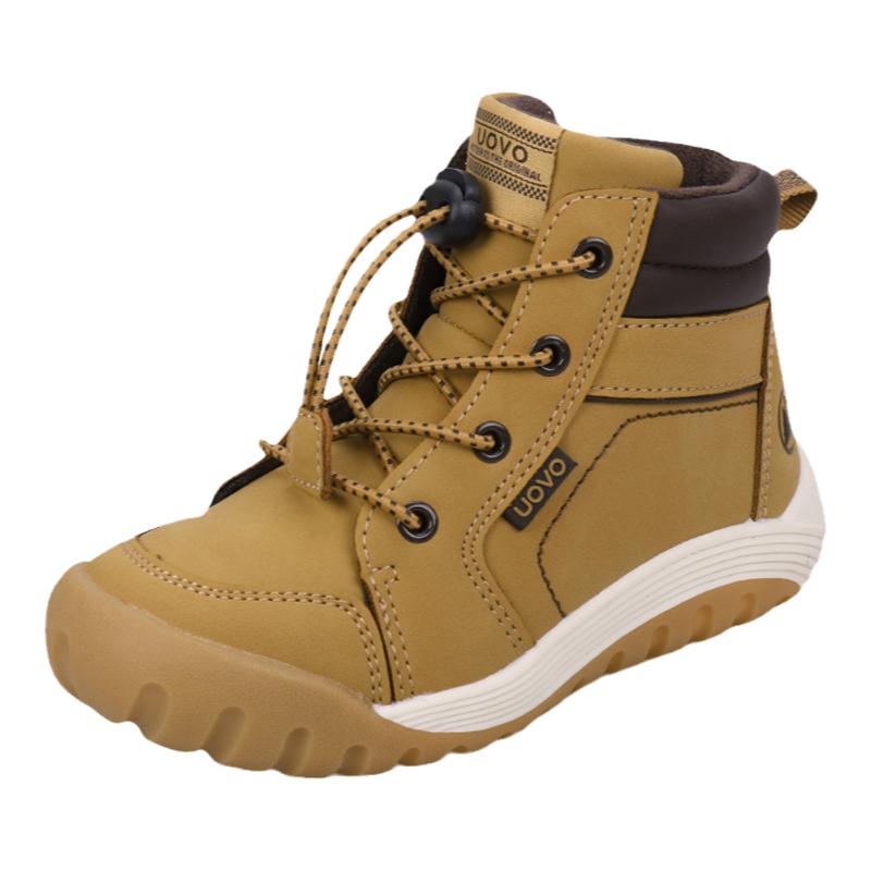 UOVO童鞋春秋男童运动鞋时尚学院风小童休闲鞋透气中帮童鞋潮