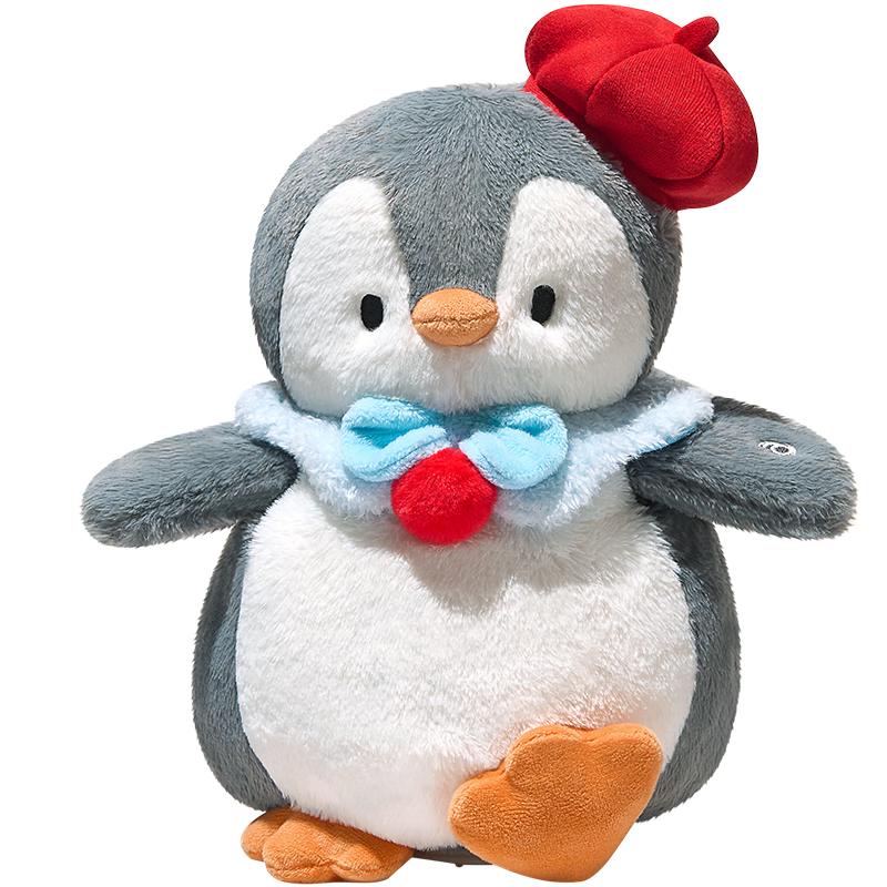 澳贝（auby）早教复读学说话毛绒玩偶宝宝婴儿玩具学爬摇摆旋转企鹅抬头训练