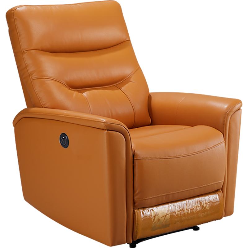 左右真皮功能躺赢沙发单人头层牛皮客厅现代中小户型家具单椅5033