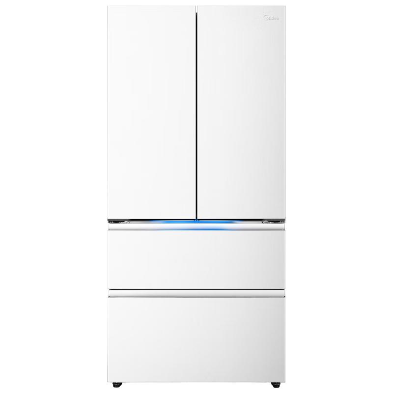 Midea 美的 熊墩墩Pro系列 BCD-600WUFIPZM(E) 风冷法式多门冰箱 600L 海贝白