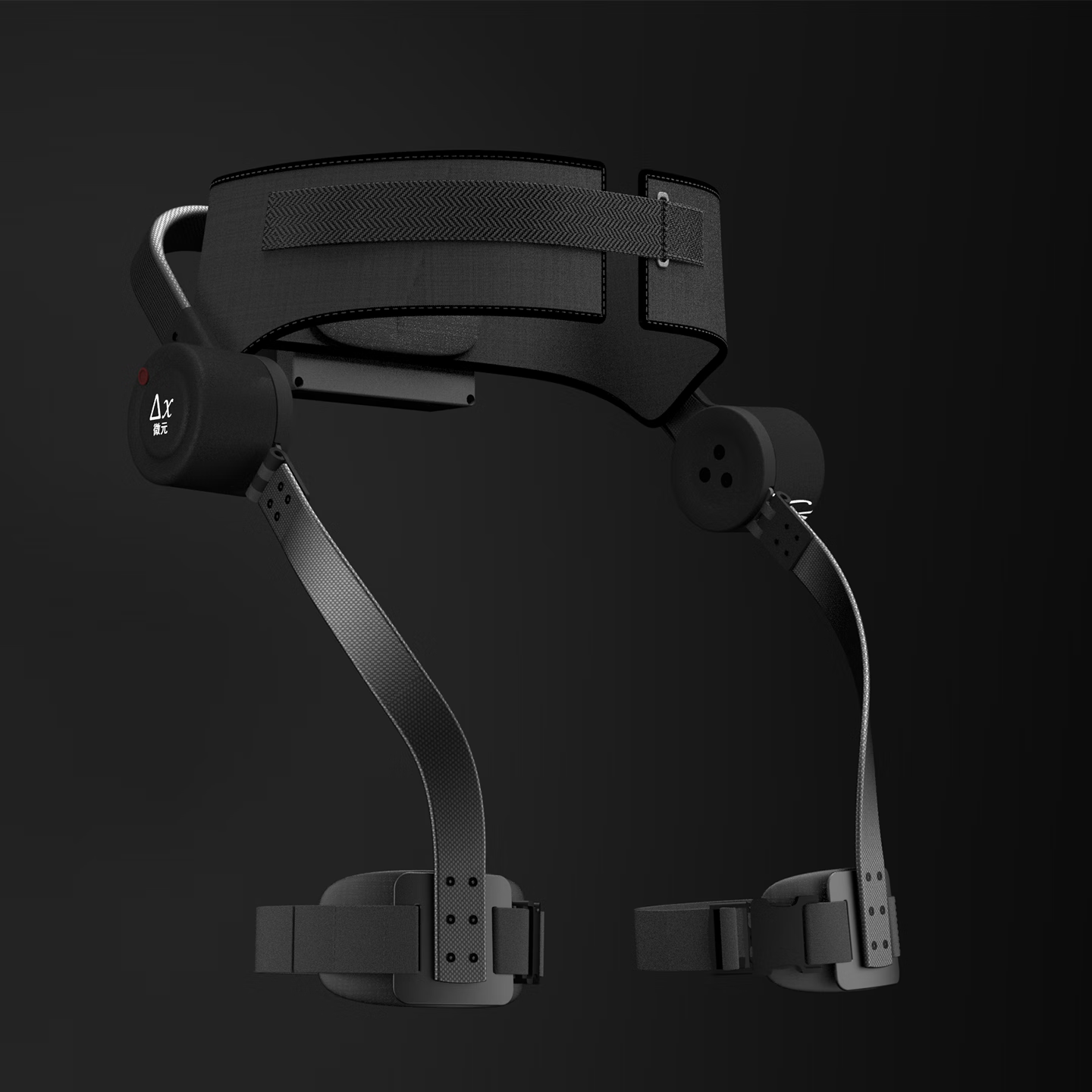 微元外骨骼行走助力机器人登爬山省力下肢无力中风老人抬腿助力带电源人工智能上下楼抬腿省力 微元X Pro-M码（腰围65cm-88cm）