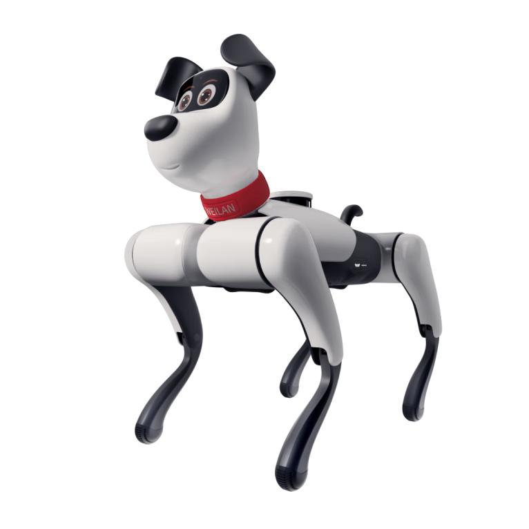 WEILAN BabyAlpha Chat Plus 星光白 蔚蓝阿尔法机器狗 全新一代人工智能机器狗 AI 机器狗 