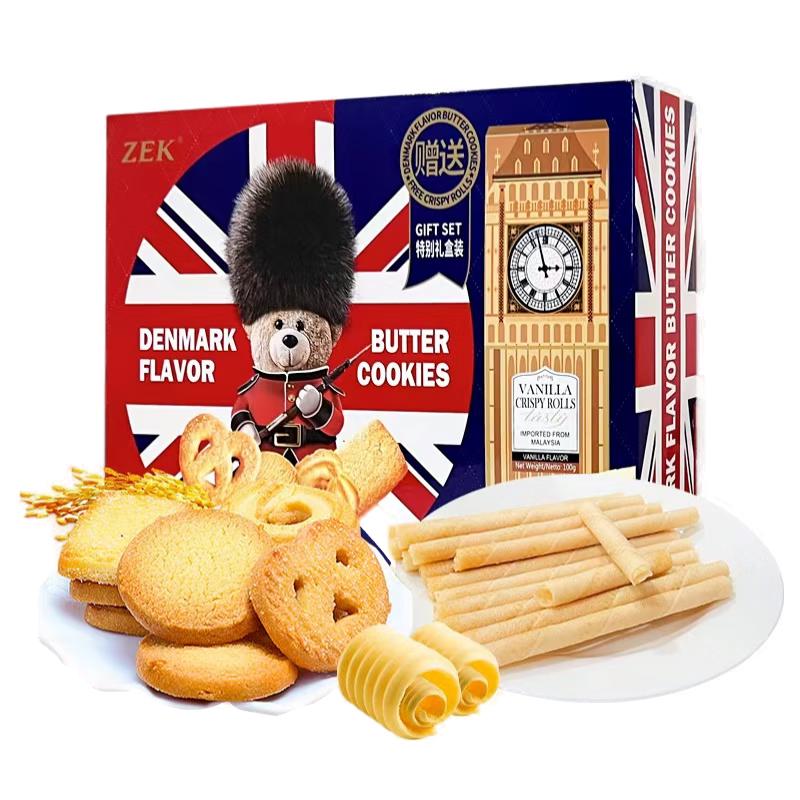Zek丹麦风味黄油曲奇饼干908g+100g