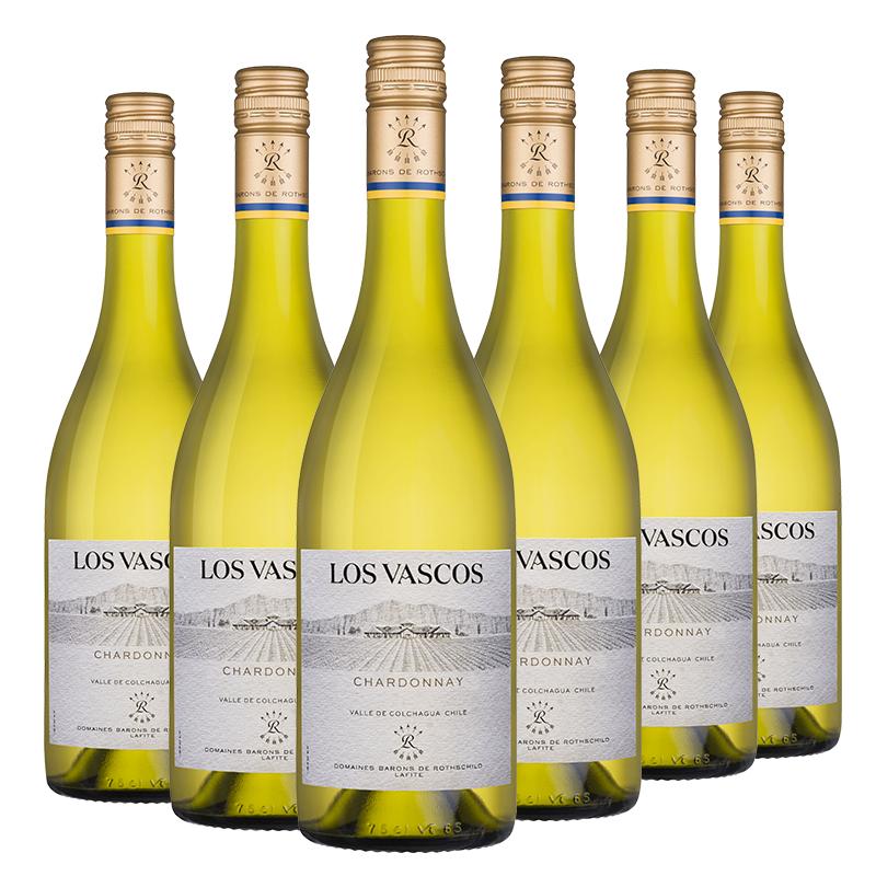 LAFITE/拉菲智利巴斯克霞多丽干白葡萄酒750ml*6/箱大贸