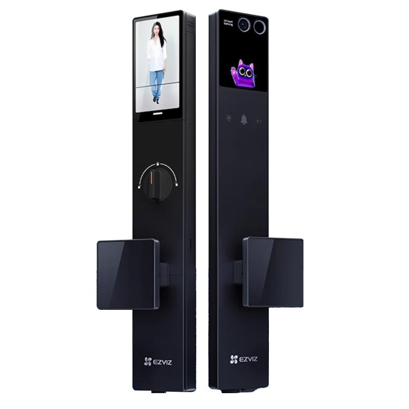 萤石启明AI智能3D人脸识别锁Y5000FVX系列双屏双摄掌静脉智能锁