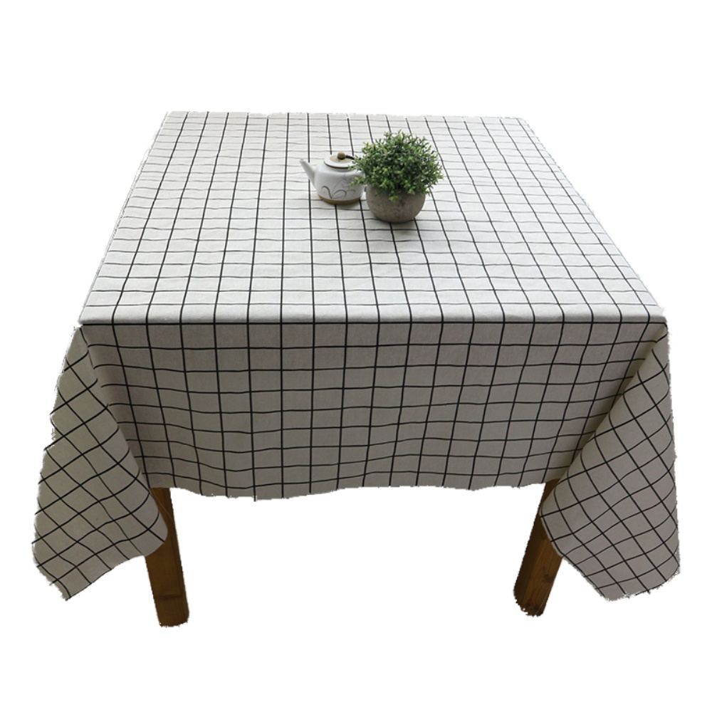 桌布书桌INS布艺棉麻日式盖布日系茶几布北欧简约中式餐台布