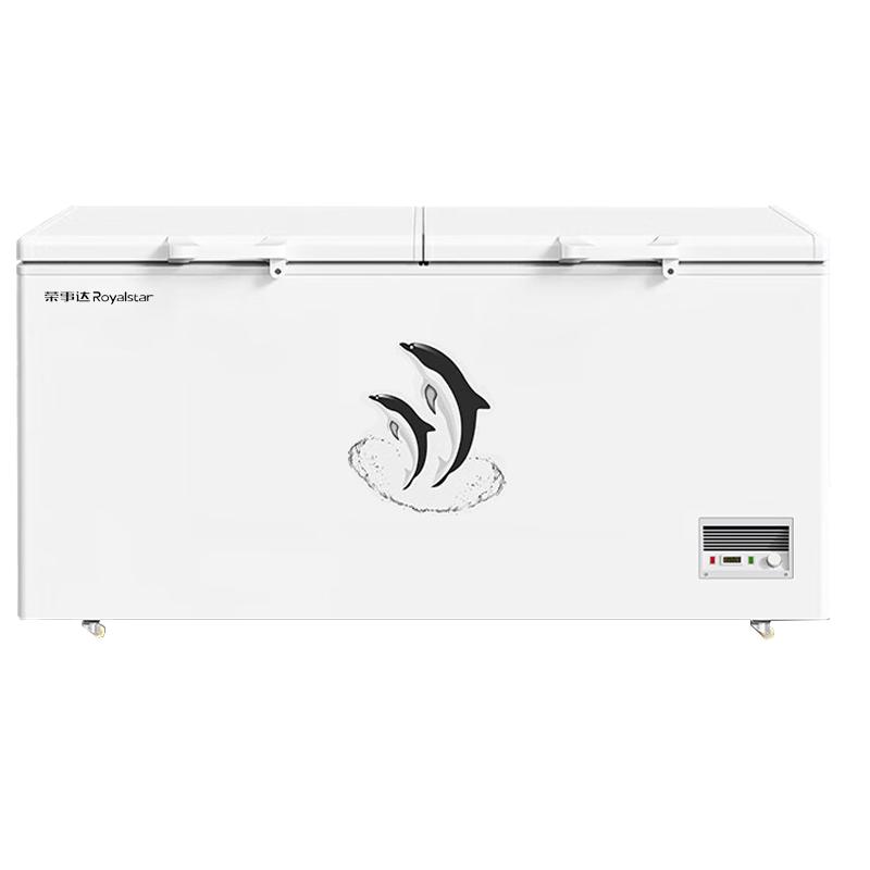 荣事达（Royalstar）冰柜商用大容量全冷冻卧式冰柜家用冷藏冷冻两用 【628单温】数显温控丨一级能效 空柜温度可达-30度丨铜管制冷|一级能效