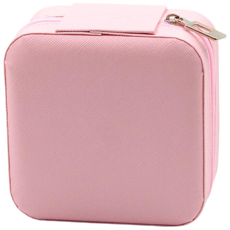 京寻家用针线包多功能针线盒收纳盒套装高档缝纫工具包便携 桃色 【16件套】桃色