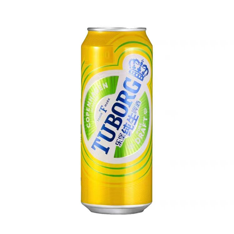 乐堡纯生啤酒500MLX12听拉罐低度麦香味清爽型泡沫