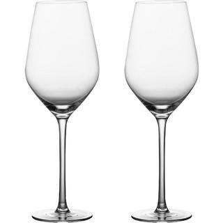 京东京造 红酒杯 水晶玻璃杯高颜值高脚酒杯葡萄酒具425ML2只装 红酒杯 425ml 2只