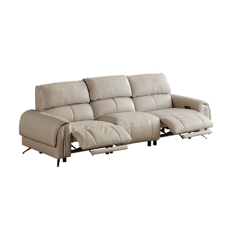 芝华仕头等舱真皮沙发电动沙发客厅2025懒人沙发家具白月光30767 月光白-三座双电-2.75M 优先