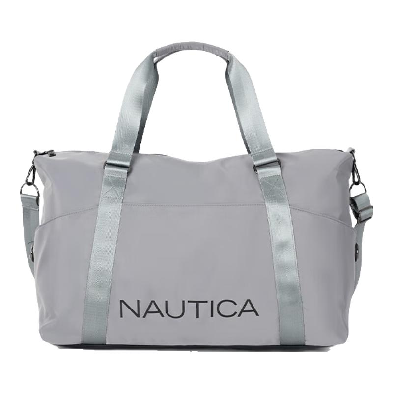NAUTICA诺帝卡旅行包男士大容量游泳包多功能轻便手提背包行李包