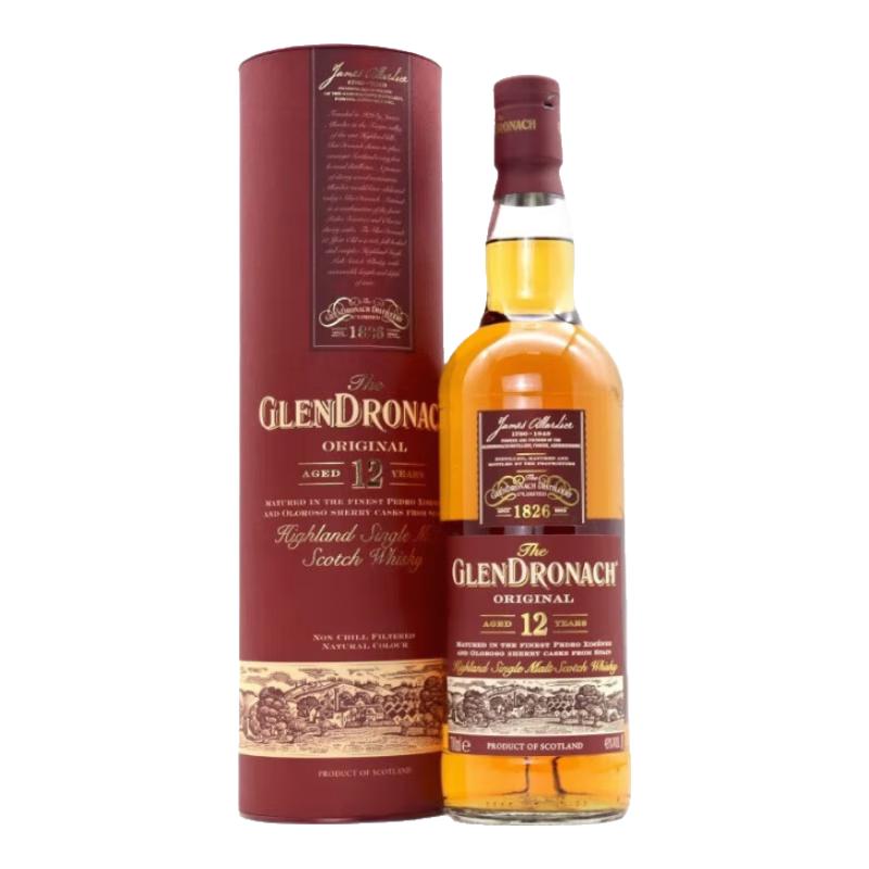 轩尼诗格兰多纳Glendronach苏格兰单一麦芽威士忌 英国原瓶进口洋酒 格兰多纳12年