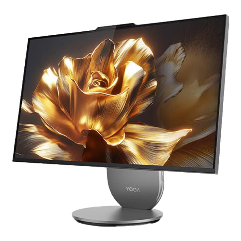 联想（Lenovo）YOGA 27高能AI元启一体电脑可旋转27英寸QHD屏（U5-225H 32G LPDD5X 1TSSD ）月神灰