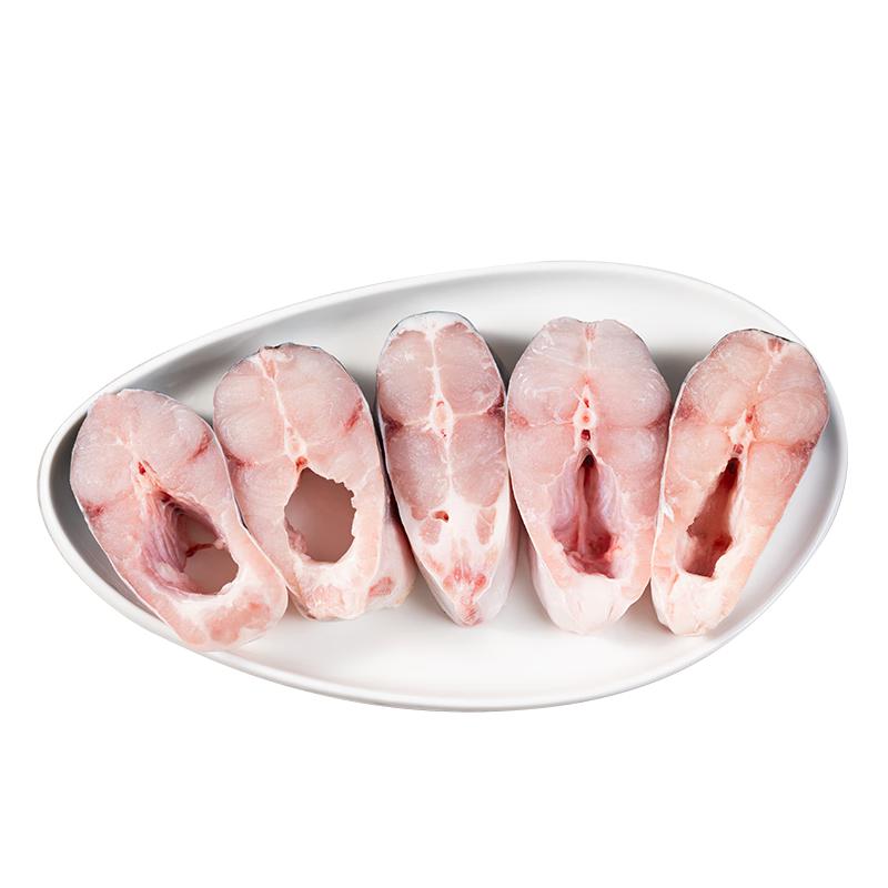 禧美海产 越南巴沙鱼段 净重3斤 带皮原切 无人工保水 独立3-5袋 海鲜 巴沙鱼段 1.5kg