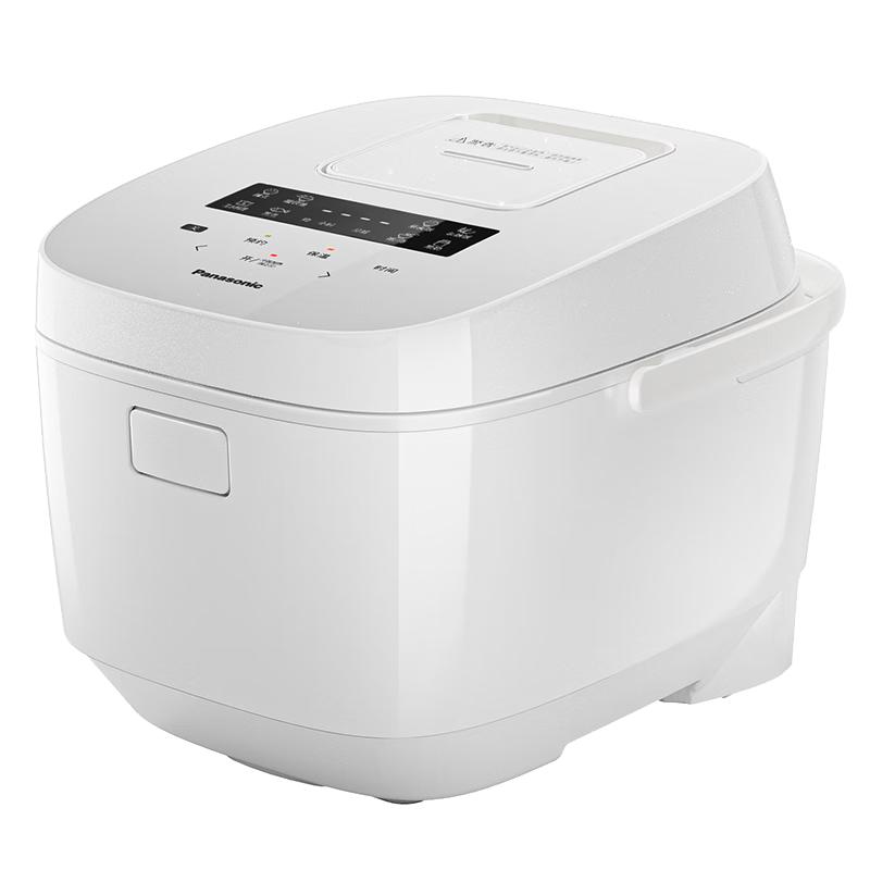 松下（Panasonic）Xtra零零煲2.0电饭煲0涂层家用3-6人无涂层不锈钢IH煮饭锅4升容量一级能效SR-HFS155-W