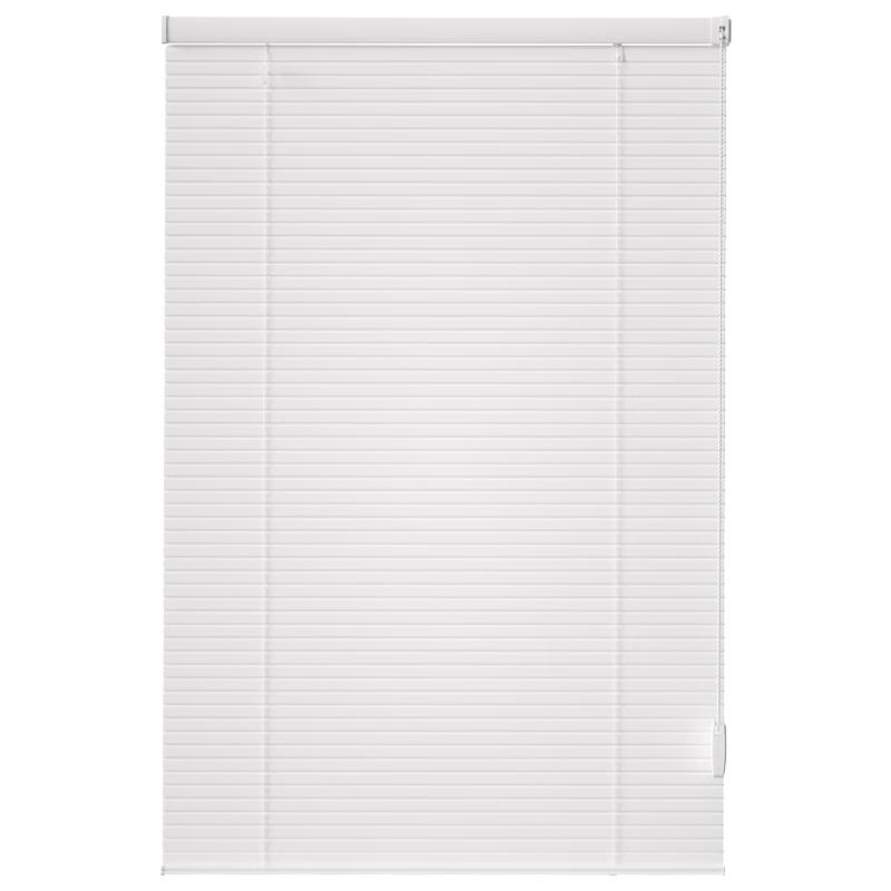 美尔耐L型百叶窗帘免打孔铝合金卫生间浴室厨房卧室隐私Z帘透气防窥 6025免打孔【哑光】白色 1平方米