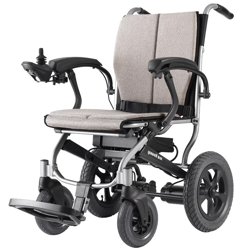 鱼跃（yuwell)电动轮椅老人全自动折叠轻便D130FL残疾人智能轻便轮椅代步车三元锂电池版12Ah