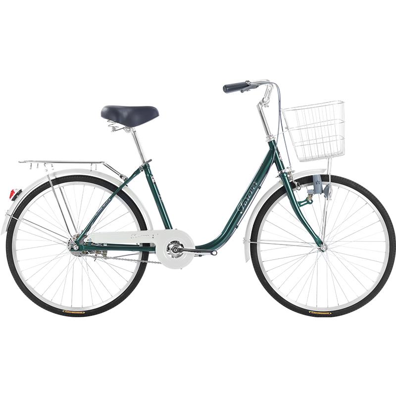 店永久通勤自行车男女成人城市家用上班代步轻便老式单车