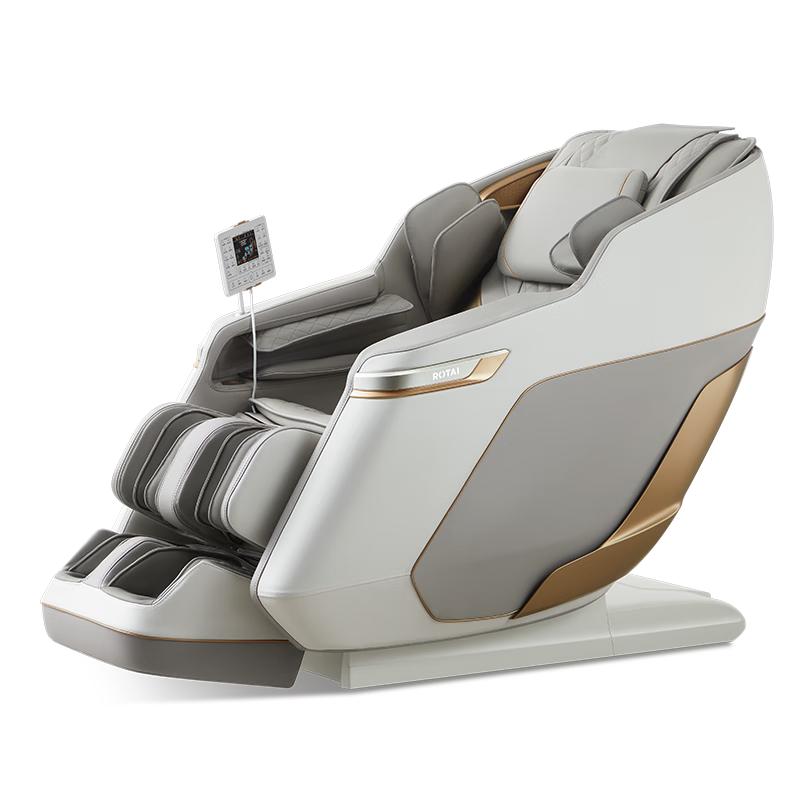 荣泰（RONGTAI）按摩椅家用全身按摩太空舱2025十大品牌老人用按摩沙发 S56pro 杏仁灰
