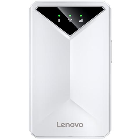 联想随身wifi6移动无线上网支持5G/4G设备路由器免插卡双网通用全国无限流量网络笔记本电脑便携2025款 双网切换电池版WiFi6-白色