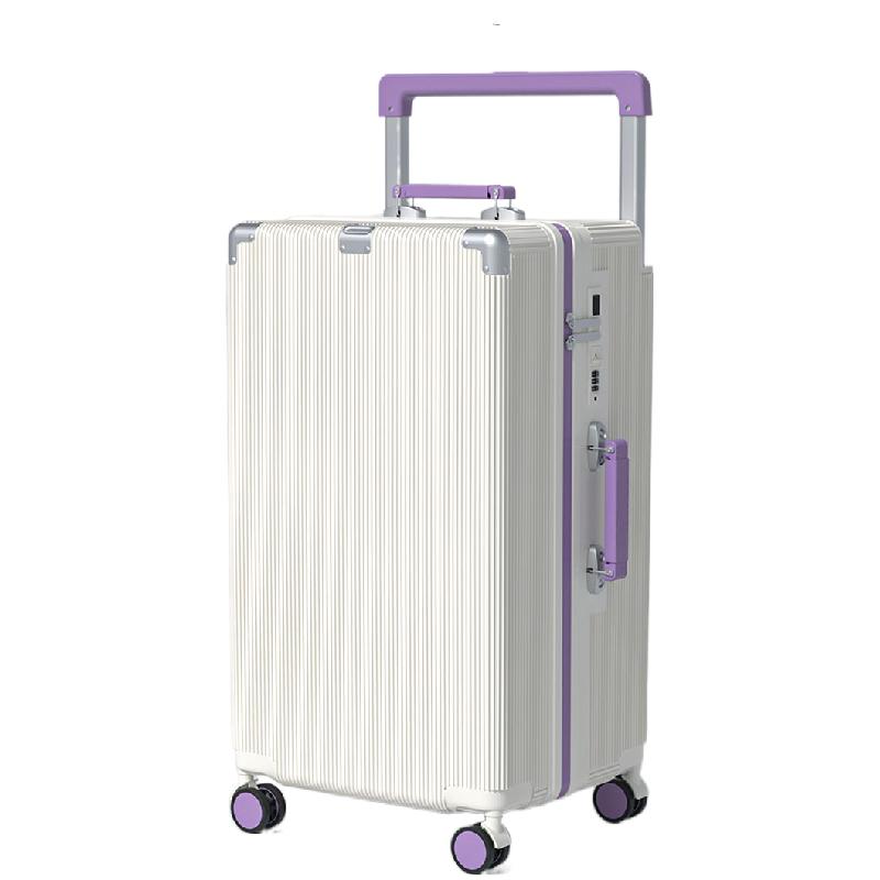 稻草人2025宽拉杆行李箱大容量男女生登机密码24寸旅行皮箱子