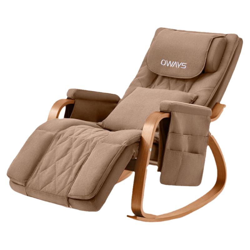 按摩椅家用小型可移动全身揉捏中医推拿中式休闲摇椅阳台老人可用