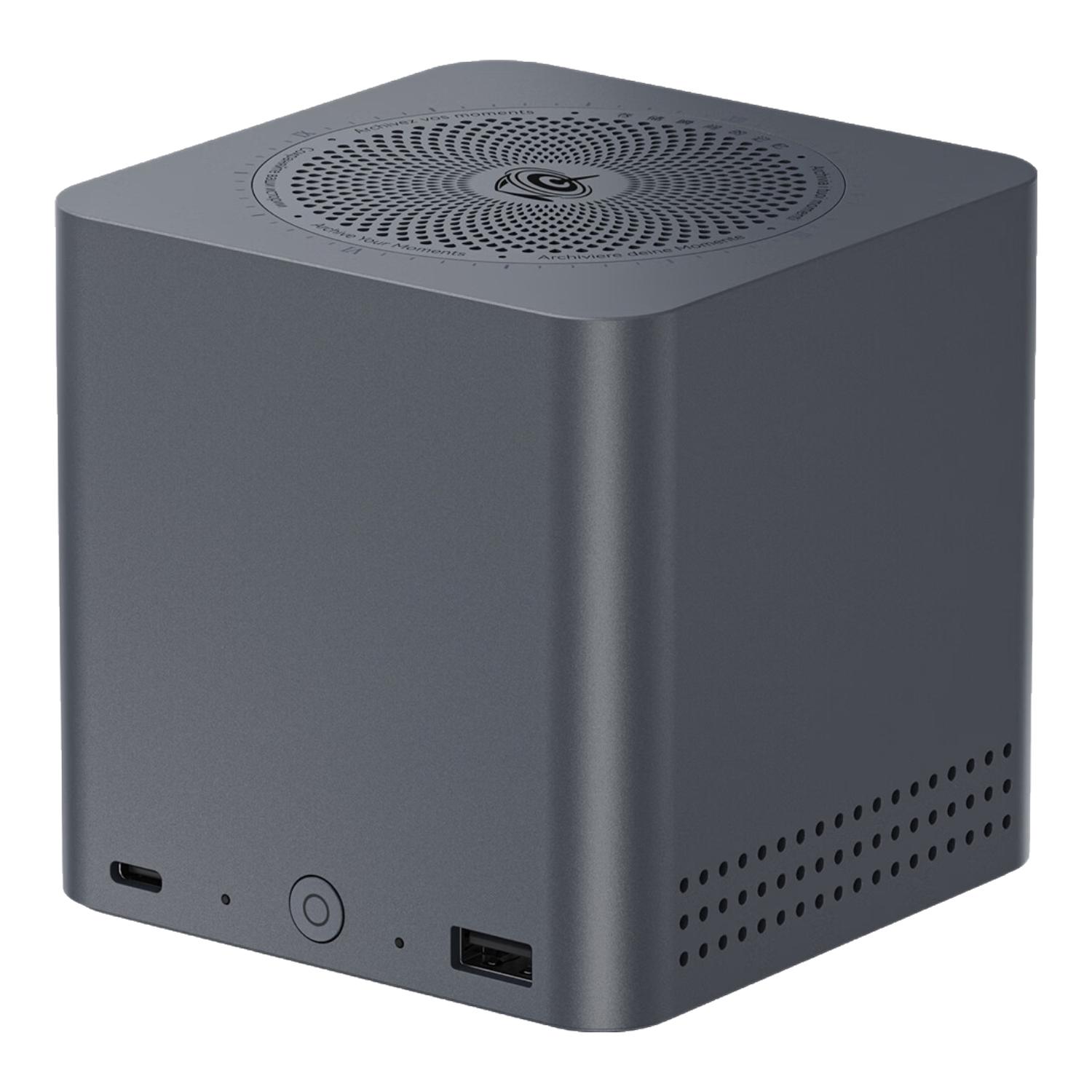 零刻「飞牛基础版」ME mini 六盘位全闪飞牛NAS 英特尔N95 双2.5G飞牛OS 超静音迷你主机 极夜灰 16G+64G+1T(飞牛系统)