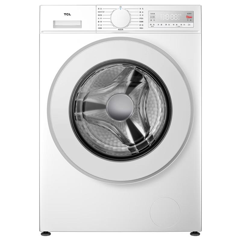  TCL 智能投放 变频滚筒洗衣机  白色 12.5kg