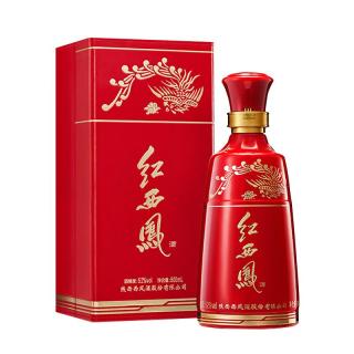 西凤酒红西凤酒类】 西凤酒红西凤52%vol 凤香型白酒500ml 单瓶装【报价