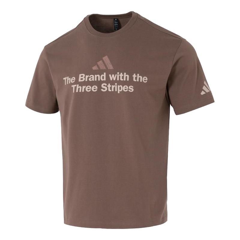 Adidas阿迪达斯短袖男装运动服休闲T恤圆领透气半袖上衣