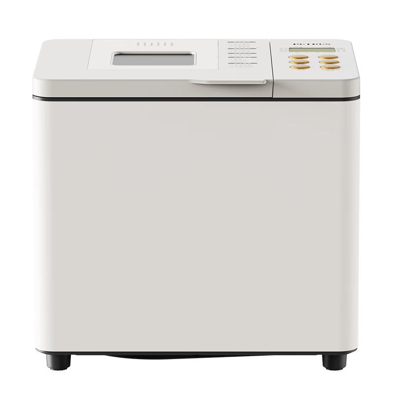 柏翠面包机家用全自动多功能智能和面发酵烘焙烤吐司早餐机 PE6600 米白色