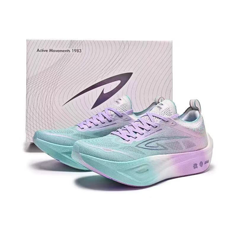 德尔惠DEERWAY猛将1.0超临界高回弹减震防滑耐磨全掌碳板科技跑步鞋男女