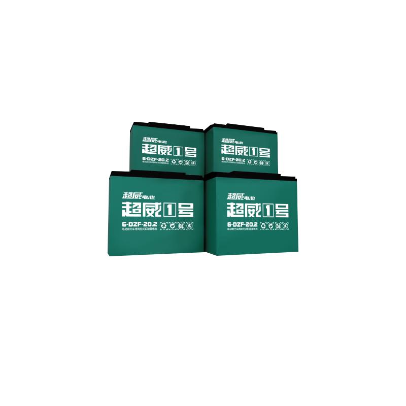  超威电池 CHILWEE电池 超威电池 CHILWEE一号 48v20.2Ah/4只装