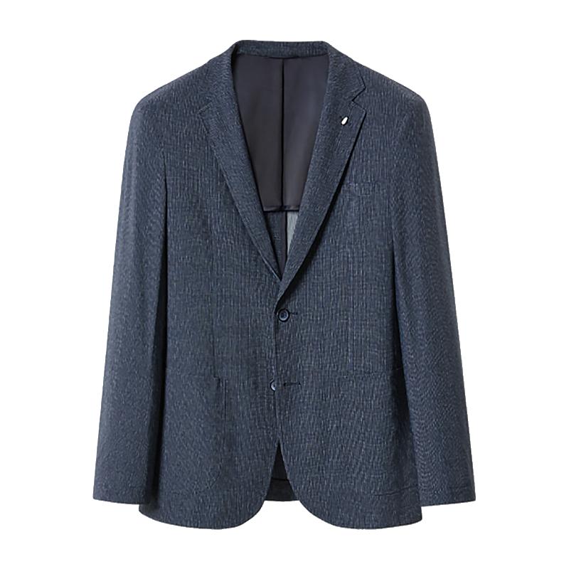 Artsdon/阿仕顿2025年秋季弹花纹易打理凉爽轻便男士休闲西服外套