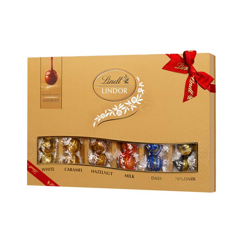 瑞士莲软心精选巧克力30粒装礼盒371g婚庆零食糖果