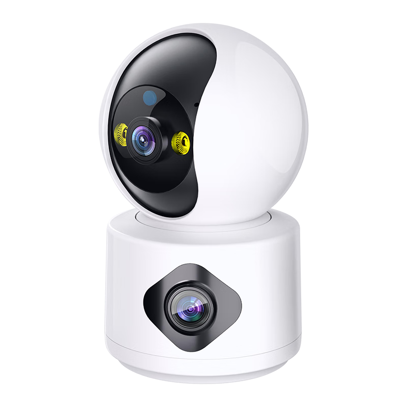纽曼无线家用智能AI摄像头1200万像素高清监控器360度无死角带夜视全景语音手机远程对话室内家庭云台