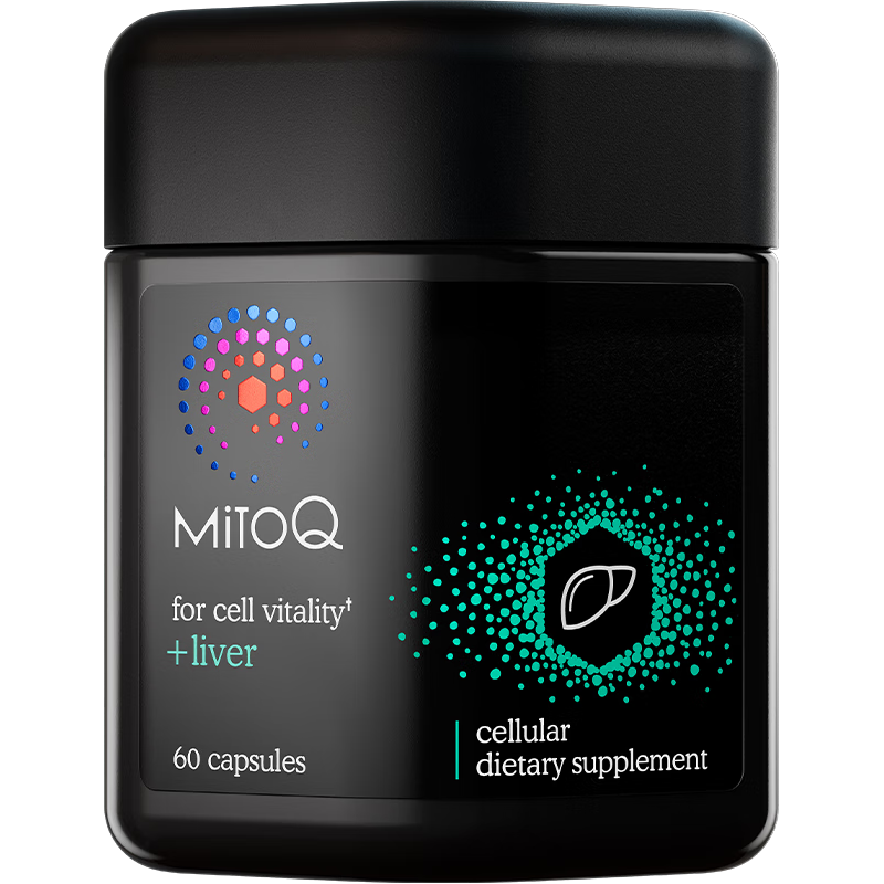 Mitoq奶蓟草胶囊60粒靶向修复肝细胞10倍吸收 水飞蓟 熬夜加班养肝护肝