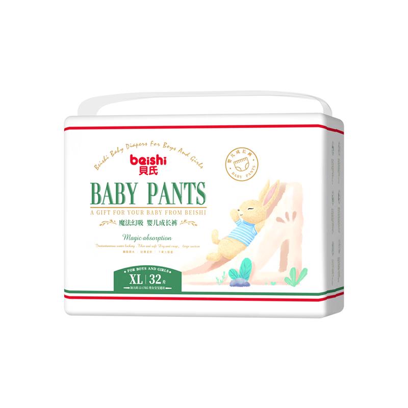 貝氏（beishi）魔法幻吸拉拉裤超薄透气吸收全芯升级XXXL码28片