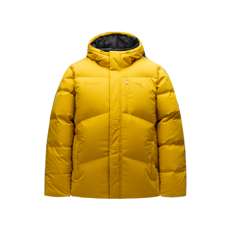 【防泼水】运动羽绒服男秋冬保暖加厚炽热科技短款连帽男士羽绒服