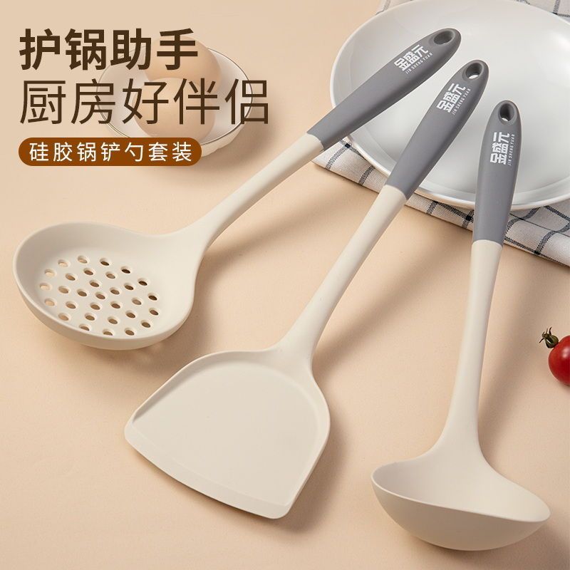 硅胶铲不粘锅锅铲耐高温硅胶铲套装家用炒菜