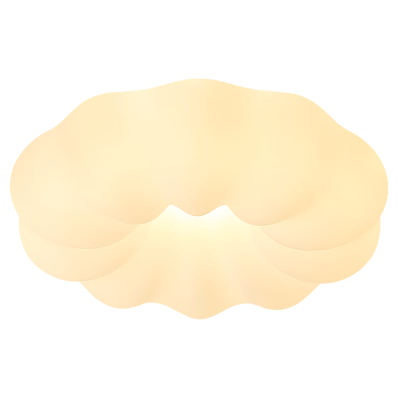 HP惠普卧室云朵led吸顶灯奶油风南瓜房间儿童房普瑞护眼中山灯具包安装