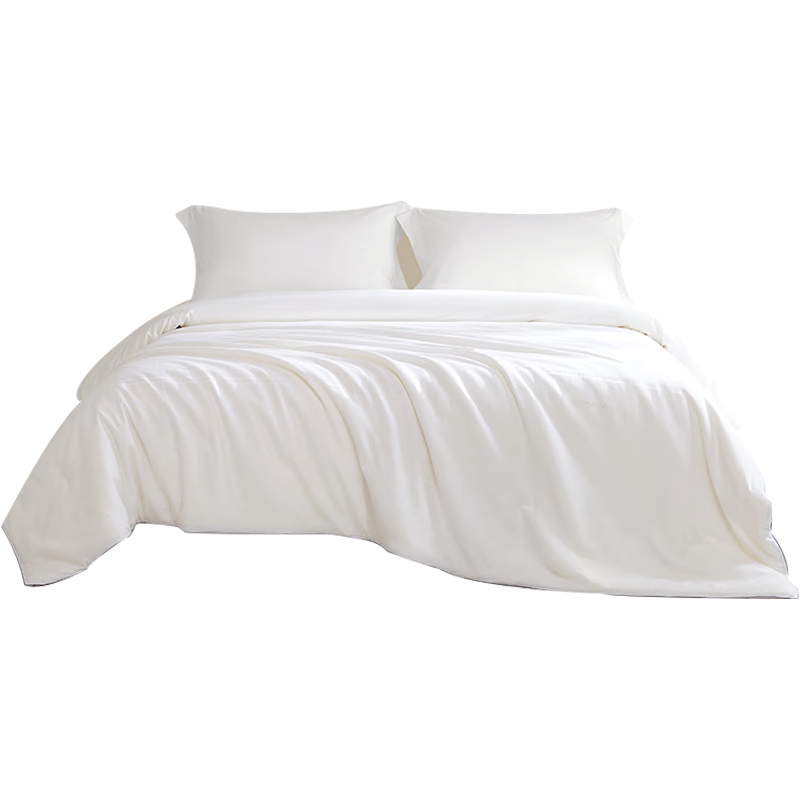 MIDO HOUSE 铭都纯棉100%蚕丝被夏凉被空调四季春秋被子母被二合一220*240cm 全棉提花蚕丝被