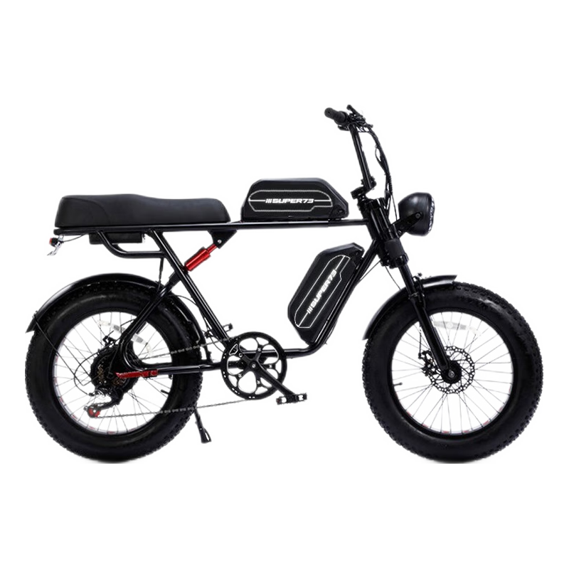 巴赫super73电动自行车越野山地男女代步通勤长续航宽胎成人复古助力车新国标可上牌电瓶车 RXS【标准版】-(15-25公里续航）