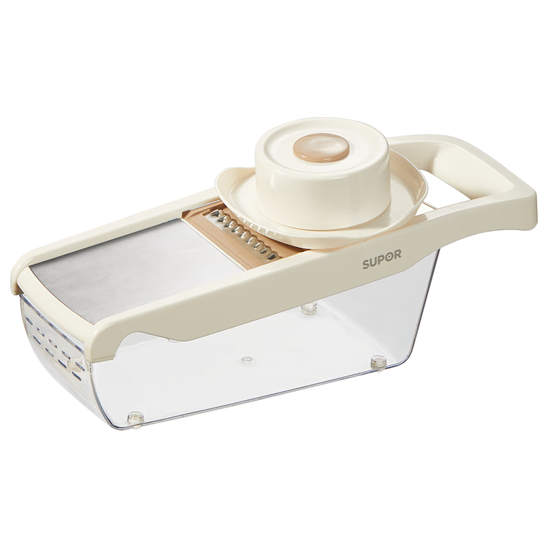 苏泊尔（SUPOR）多功能切菜器304不锈钢易清洗切洗合一刨丝器家用擦丝器KGF05CB10