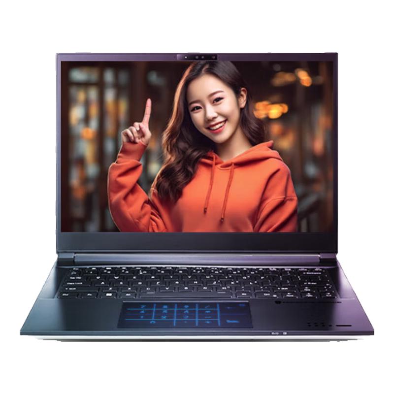 未来人类（Terrans Force）S4 AI端计算2024酷睿Ultra7 14英寸轻薄高算力设计游戏笔记本电脑(U7-155H RTX4070 32G 1T 2.8K）